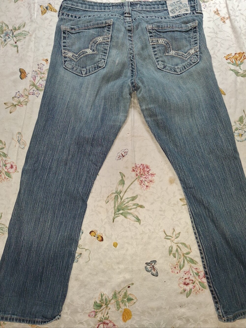Big Star Light Blue Ankle Crop Jeans - Picture 4 of 7